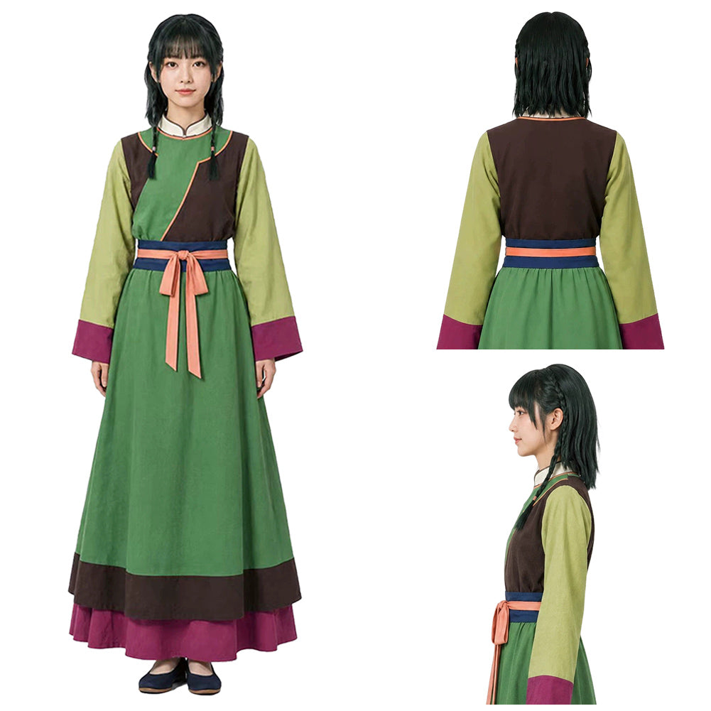 Cosplay Costume Maomao The Apothecary Diaries: The Secret of the Late Concubine(2026) Film Cosplay Robe Verte Femme
