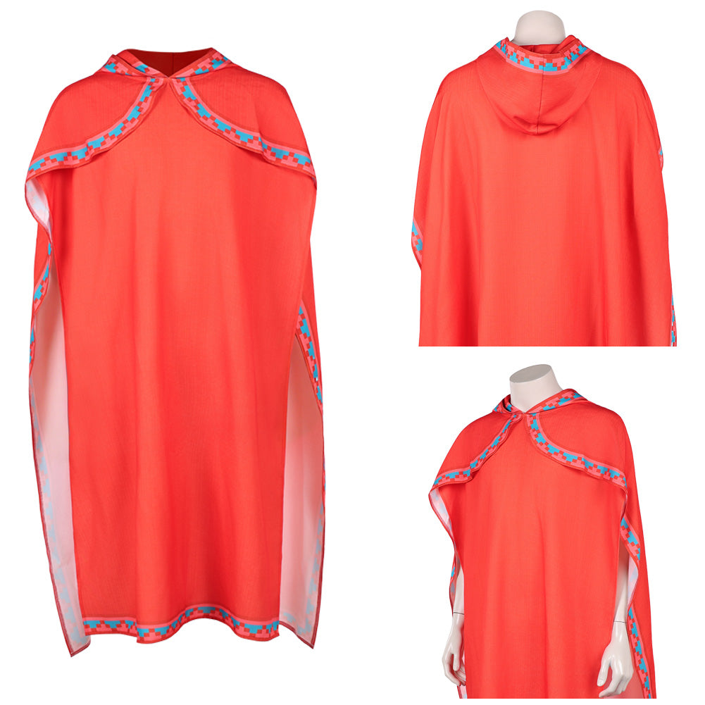 Cosplay Costume Mario The Super Mario Galaxy Movie(2026) Film Cosplay Cape Rouge Adulte
