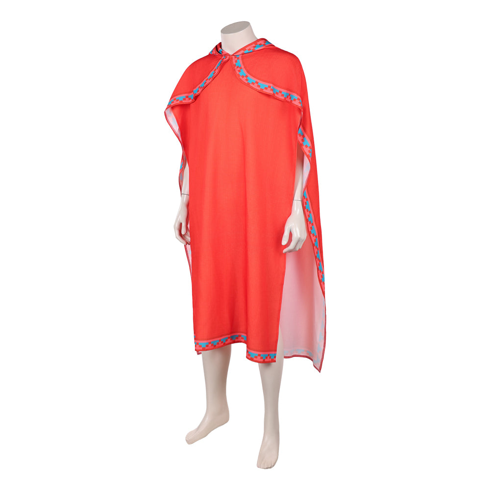 Cosplay Costume Mario The Super Mario Galaxy Movie(2026) Film Cosplay Cape Rouge Adulte