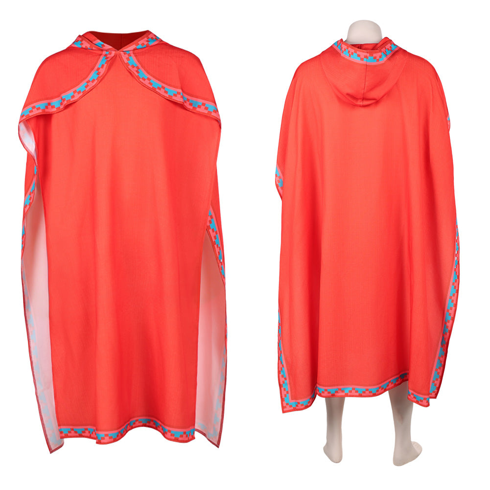 Cosplay Costume Mario The Super Mario Galaxy Movie(2026) Film Cosplay Cape Rouge Adulte