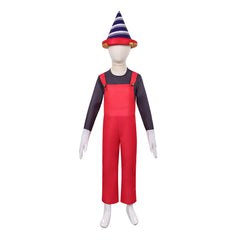 Cosplay Costume Mario The Super Mario Galaxy Movie(2026) Film Cosplay Tenue Rouge Enfant