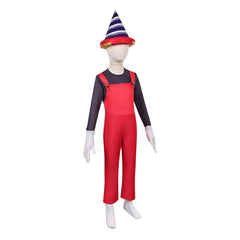 Cosplay Costume Mario The Super Mario Galaxy Movie(2026) Film Cosplay Tenue Rouge Enfant
