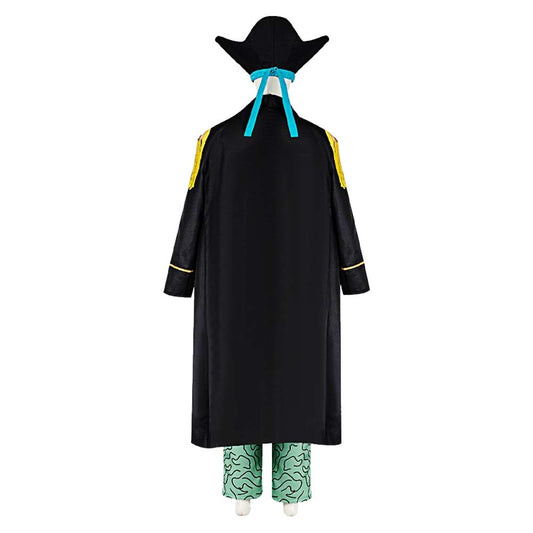 Cosplay Costume Marshall D. Teach One Piece Live Action 2(2026) TV Cosplay Tenue Noire et Rouge Homme
