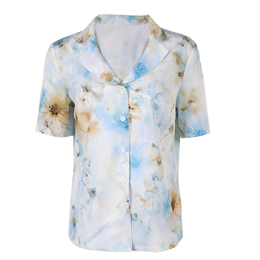 Cosplay Costume Mary Backrooms(2026) Film Cosplay Chemise Blanche Imprimée Femme