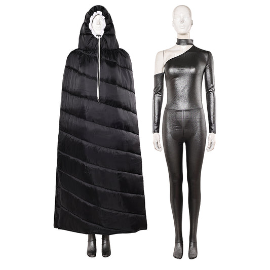 Cosplay Costume Mira Film Cosplay Tenue Noire Deux-pièces Femme