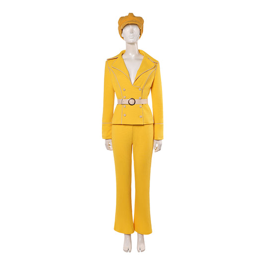 Cosplay Costume Miss Valentine One Piece Live Action 2(2026) TV Cosplay Tenue Jaune Femme