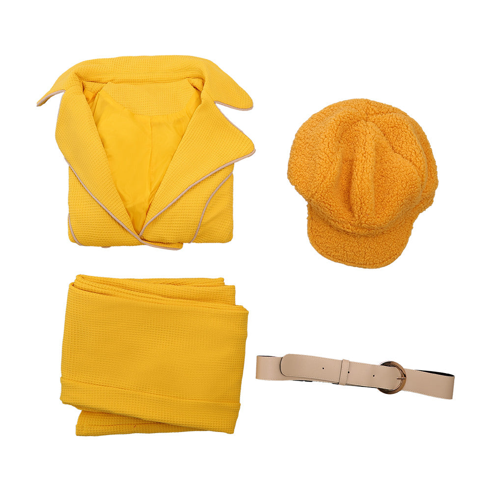 Cosplay Costume Miss Valentine One Piece Live Action 2(2026) TV Cosplay Tenue Jaune Femme