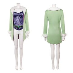 Cosplay Costume Miss Wednesday One Piece Live Action 2(2026) TV Cosplay Tenue Verte et Violette Femme
