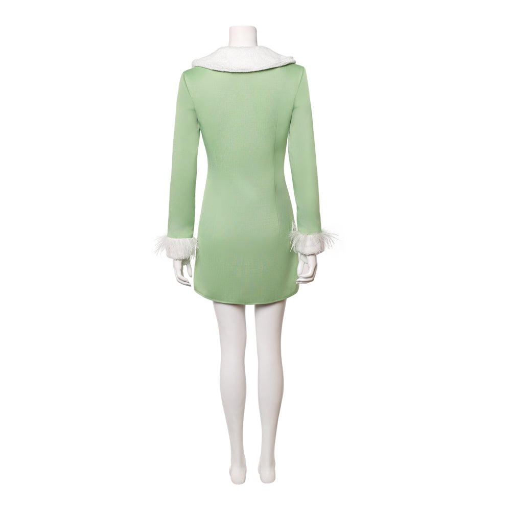 Cosplay Costume Miss Wednesday One Piece Live Action 2(2026) TV Cosplay Tenue Verte et Violette Femme