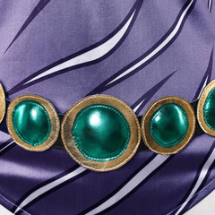 Cosplay Costume Miss Wednesday One Piece Live Action 2(2026) TV Cosplay Tenue Verte et Violette Femme