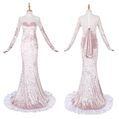Cosplay Costume Mizi Alien Stage(2026) TV Cosplay Robe Rose Claire Femme