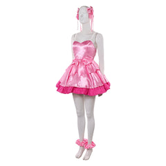 Cosplay Costume Mizi Zombie Stage Alien Stage(2026) TV Cosplay Robe Rose Femme Ver.2