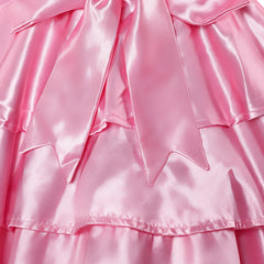 Cosplay Costume Mizi Zombie Stage Alien Stage(2026) TV Cosplay Robe Rose Femme Ver.2