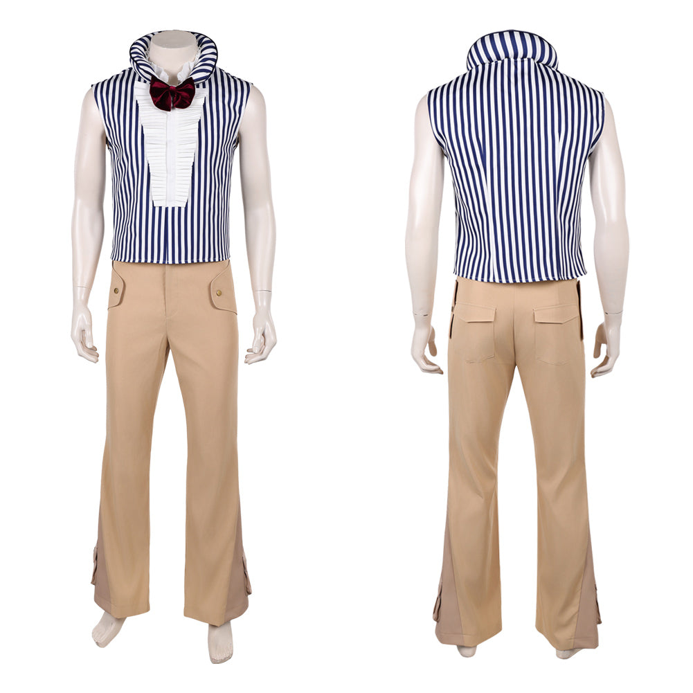 Cosplay Costume Mr. 3 One Piece Live Action 2(2026) TV Cosplay Tenue Noire et Marron Homme