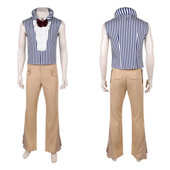Cosplay Costume Mr. 3 One Piece Live Action 2(2026) TV Cosplay Tenue Noire et Marron Homme