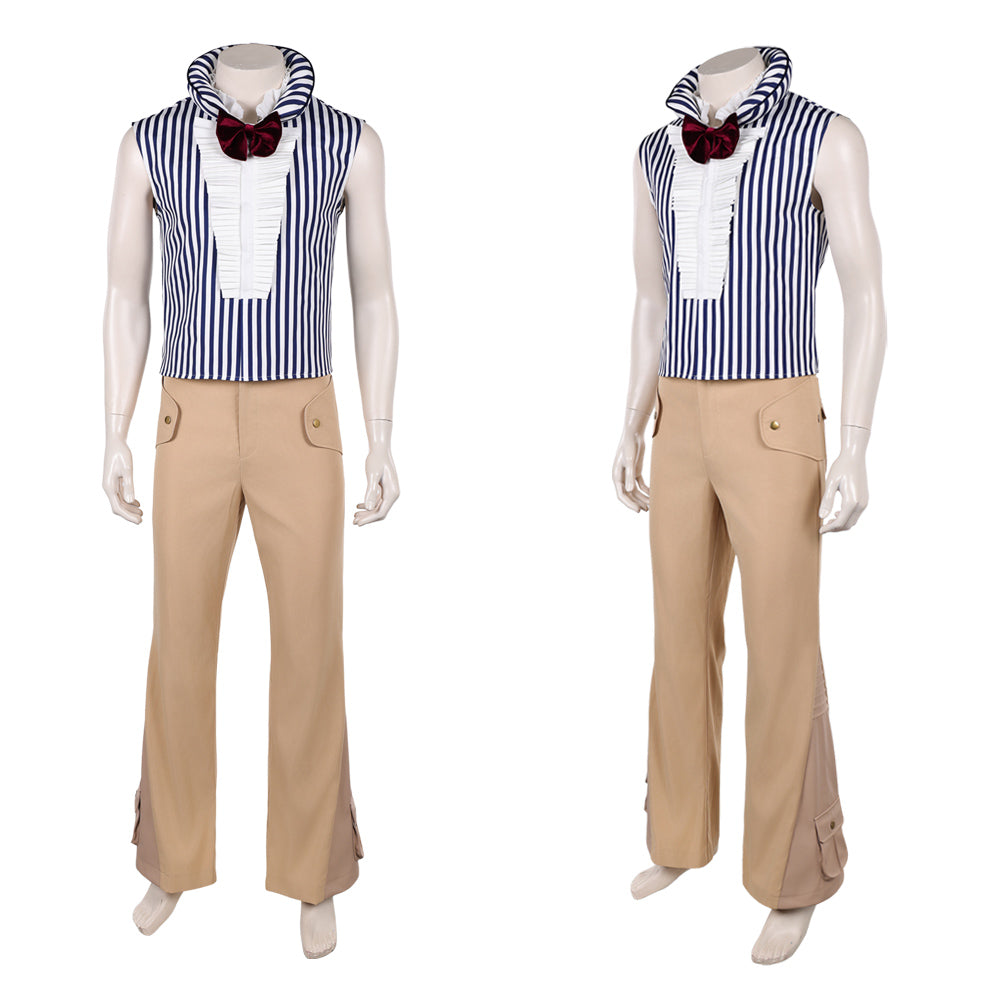 Cosplay Costume Mr. 3 One Piece Live Action 2(2026) TV Cosplay Tenue Noire et Marron Homme