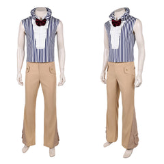 Cosplay Costume Mr. 3 One Piece Live Action 2(2026) TV Cosplay Tenue Noire et Marron Homme