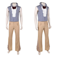 Cosplay Costume Mr. 3 One Piece Live Action 2(2026) TV Cosplay Tenue Noire et Marron Homme
