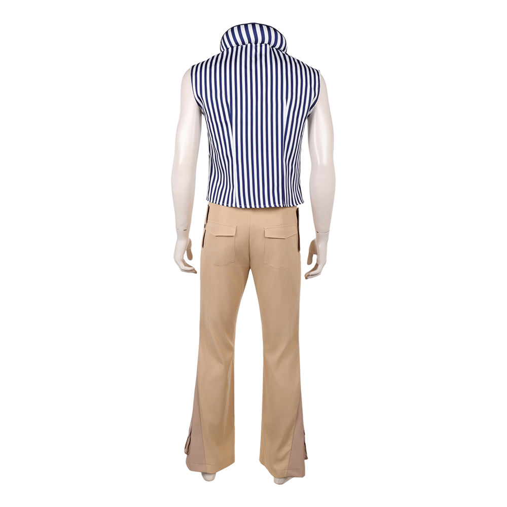 Cosplay Costume Mr. 3 One Piece Live Action 2(2026) TV Cosplay Tenue Noire et Marron Homme