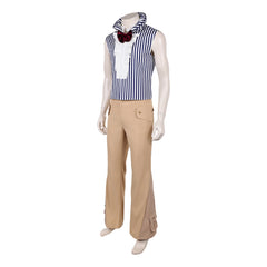 Cosplay Costume Mr. 3 One Piece Live Action 2(2026) TV Cosplay Tenue Noire et Marron Homme