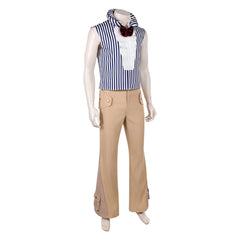 Cosplay Costume Mr. 3 One Piece Live Action 2(2026) TV Cosplay Tenue Noire et Marron Homme