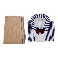 Cosplay Costume Mr. 3 One Piece Live Action 2(2026) TV Cosplay Tenue Noire et Marron Homme