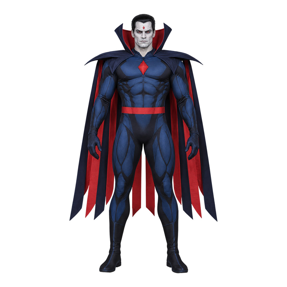 Cosplay Costume Mr. Sinister X-Men '97 Saison 2(2026) TV Cosplay Combinaison Bleue Homme