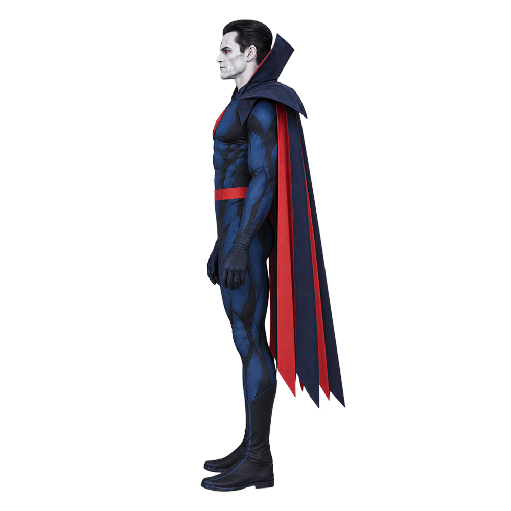 Cosplay Costume Mr. Sinister X-Men '97 Saison 2(2026) TV Cosplay Combinaison Bleue Homme