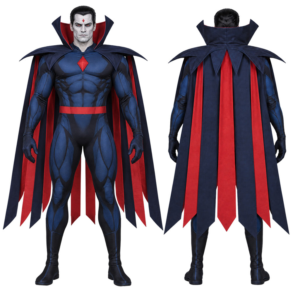 Cosplay Costume Mr. Sinister X-Men '97 Saison 2(2026) TV Cosplay Combinaison Bleue Homme
