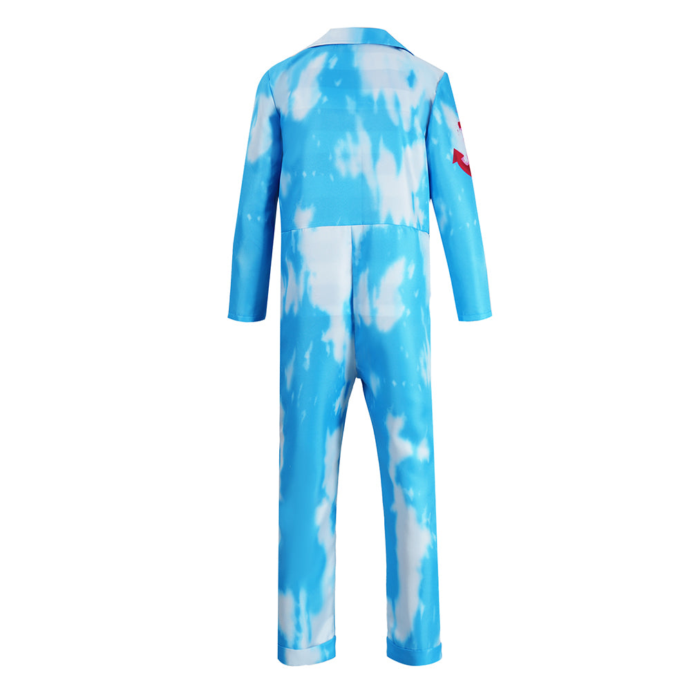 Cosplay Costume Mr. Smee Descendants: Wicked Wonderland(2026) Film Cosplay Combinaison Bleue Homme