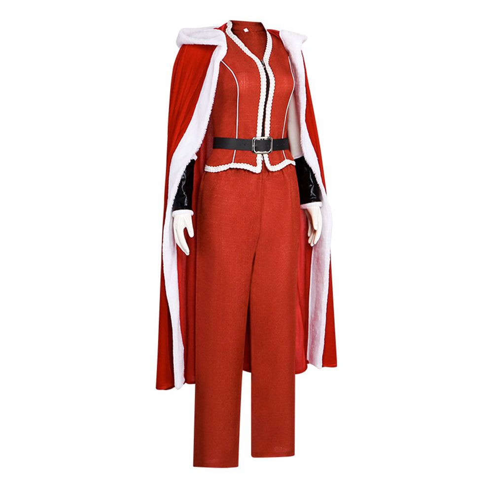 Cosplay Costume Mrs. Claus Violent Night 2(2026) Film Cosplay Tenue Rouge Homme