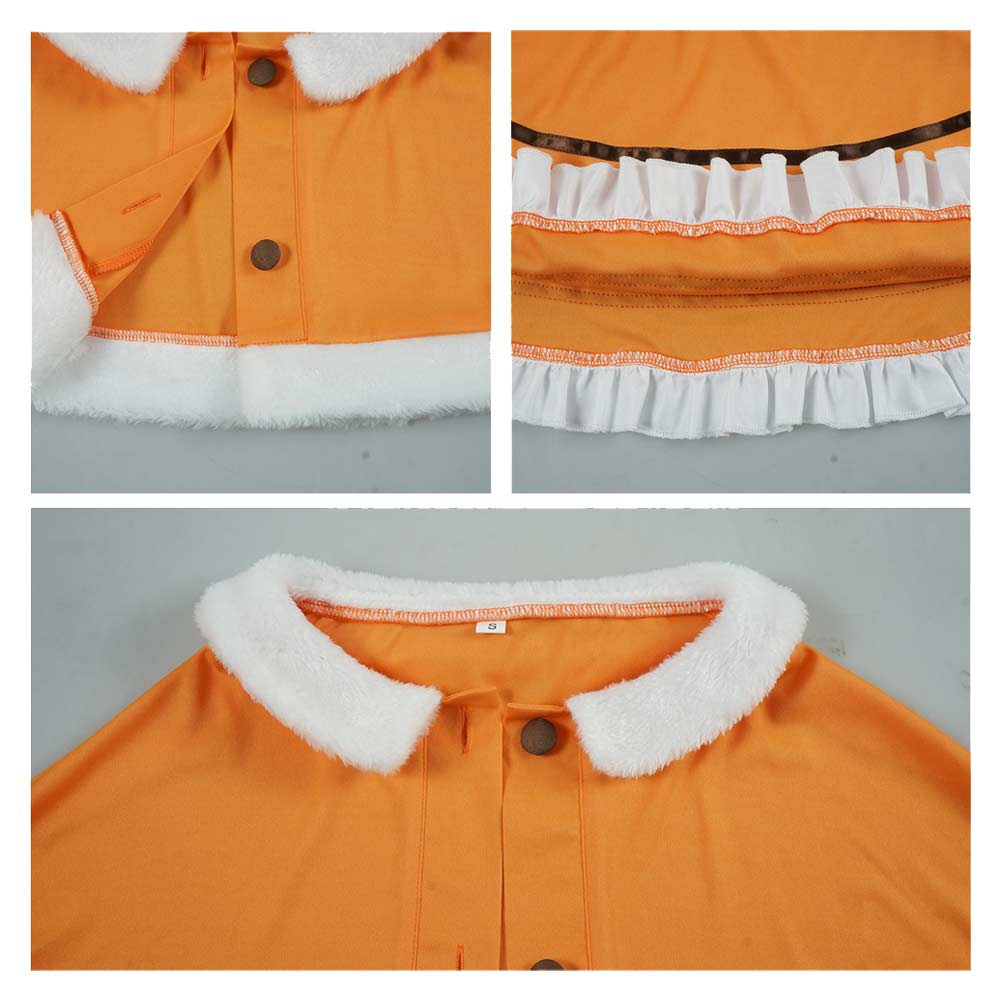 Cosplay Costume Nagisa Momoe Puella Magi Madoka Magica Anime Cosplay Tenue Orange Femme
