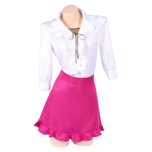 Cosplay Costume Nami One Piece Heroines(2026) Anime Cosplay Tenue Blanche et Rose Femme