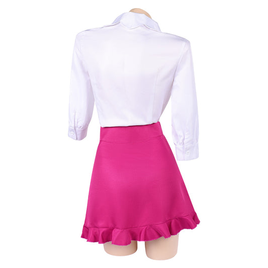 Cosplay Costume Nami One Piece Heroines(2026) Anime Cosplay Tenue Blanche et Rose Femme