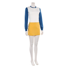 Cosplay Costume Nami One Piece Live Action 2(2026) TV Cosplay Tenue Blanche et Jaune Femme