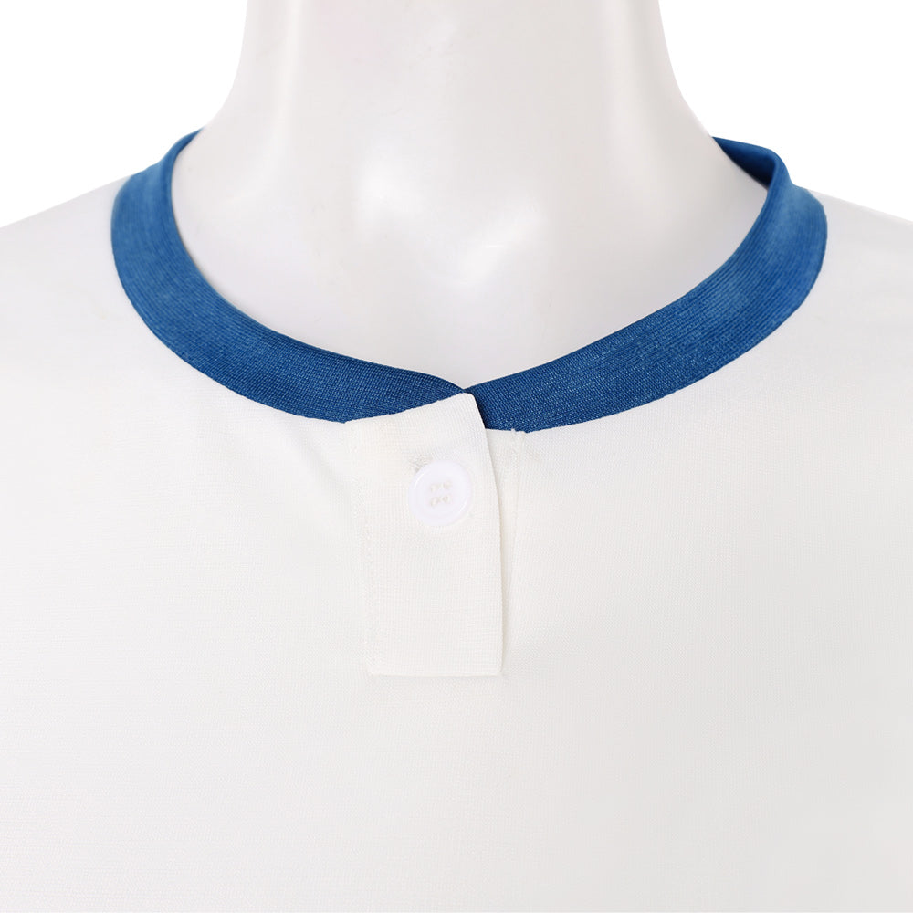 Cosplay Costume Nami One Piece Live Action 2(2026) TV Cosplay Tenue Blanche et Jaune Femme
