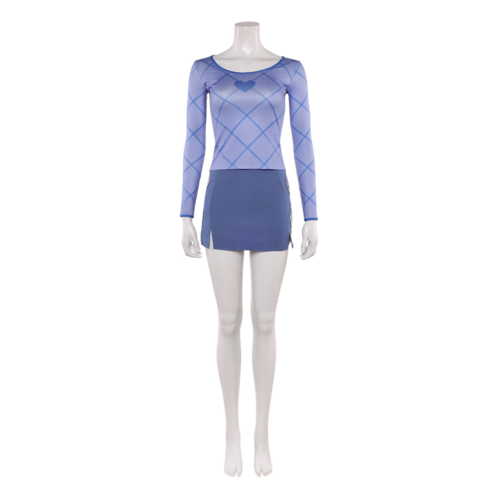 Cosplay Costume Nami One Piece Live Action 2(2026) TV Cosplay Tenue Bleue Femme