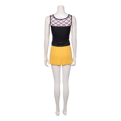 Cosplay Costume Nami One Piece Live Action 2(2026) TV Cosplay Tenue Jaune et Noire Femme