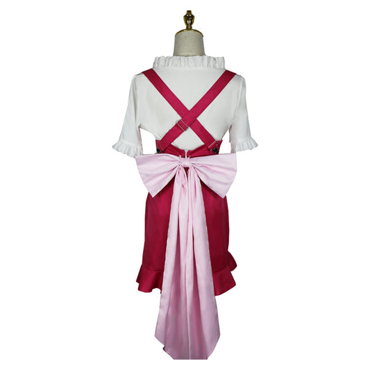 Cosplay Costume Nami One Piece Whole Cake Island Arc Anime Cosplay Tenue Blanche et Rose Femme