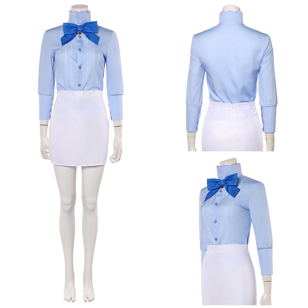 Cosplay Costume Nami One Piece: Heroines(2026) Anime Cosplay Tenue Bleue et Blanche Femme