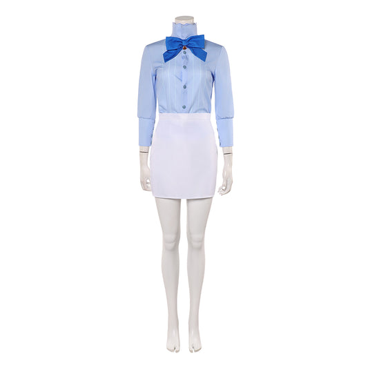 Cosplay Costume Nami One Piece: Heroines(2026) Anime Cosplay Tenue Bleue et Blanche Femme