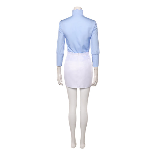 Cosplay Costume Nami One Piece: Heroines(2026) Anime Cosplay Tenue Bleue et Blanche Femme