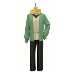 Cosplay Costume Natsuki Subaru RE0(2026) Anime Cosplay Tenue Verte et Noire Homme
