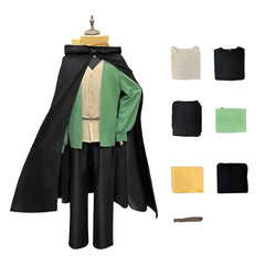 Cosplay Costume Natsuki Subaru RE0(2026) Anime Cosplay Tenue Verte et Noire Homme