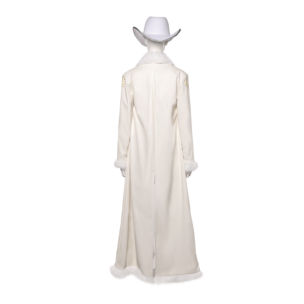 Cosplay Costume Nico Robin One Piece Live Action 2(2026) TV Cosplay Tenue Blanche et Violette Femme Ver.2