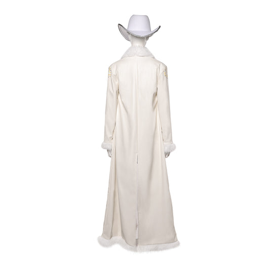 Cosplay Costume Nico Robin One Piece Live Action 2(2026) TV Cosplay Tenue Blanche et Violette Femme Ver.2