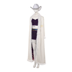 Cosplay Costume Nico Robin One Piece Live Action 2(2026) TV Cosplay Tenue Blanche et Violette Femme Ver.2