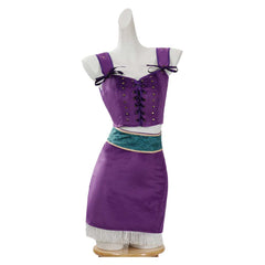 Cosplay Costume Nico Robin One Piece Live Action 2(2026) TV Cosplay Tenue et Chapeau Violette Femme