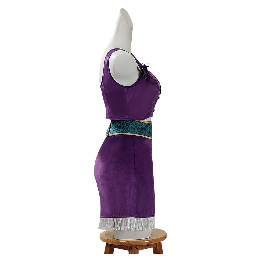 Cosplay Costume Nico Robin One Piece Live Action 2(2026) TV Cosplay Tenue et Chapeau Violette Femme