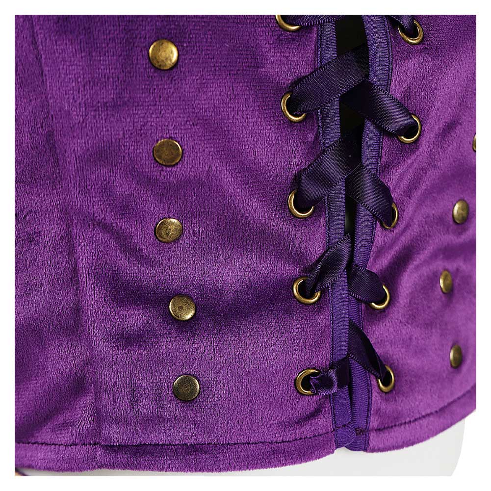 Cosplay Costume Nico Robin One Piece Live Action 2(2026) TV Cosplay Tenue et Chapeau Violette Femme